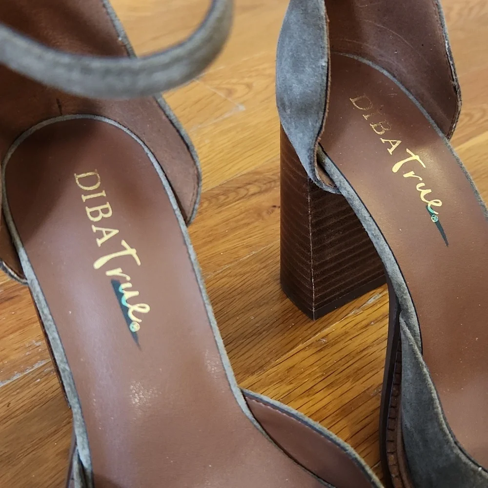Diba True Suede Ankle Strap Heels
